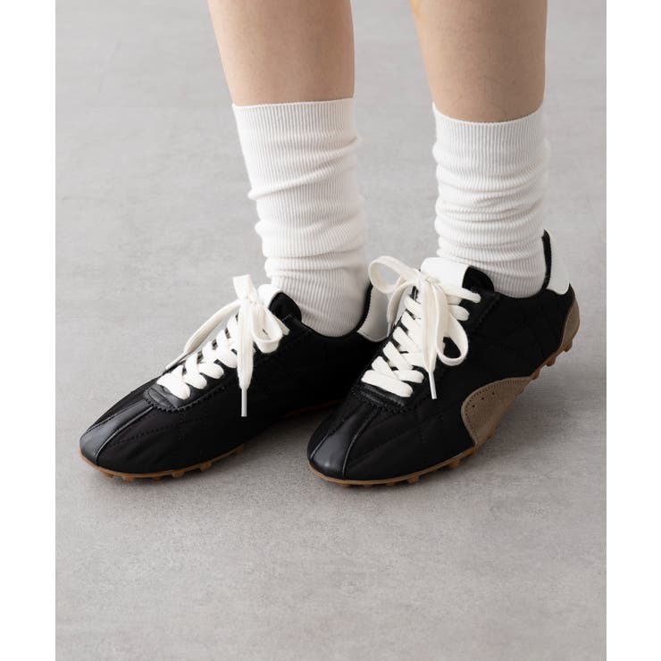 【Merry Gem】キルティングデザイン ローテクスニーカー KNF-TP | SETUP7【WOMEN】 | 詳細画像4 