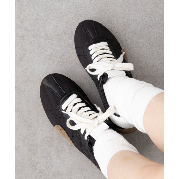 【Merry Gem】キルティングデザイン ローテクスニーカー KNF-TP | SETUP7【WOMEN】 | 詳細画像5 