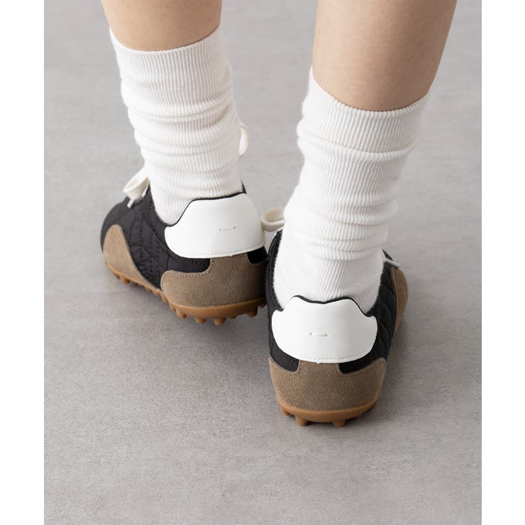 【Merry Gem】キルティングデザイン ローテクスニーカー KNF-TP | SETUP7【WOMEN】 | 詳細画像6 