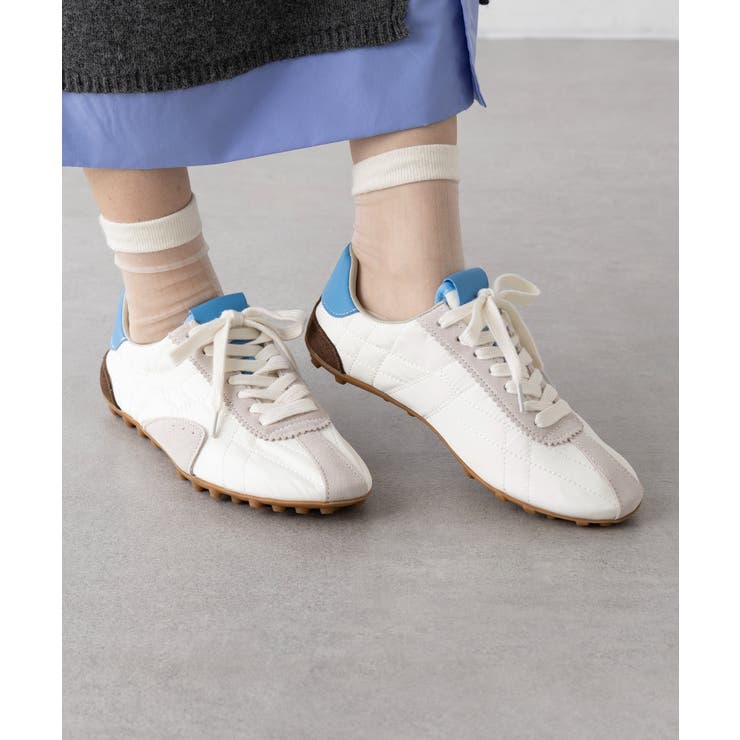 【Merry Gem】キルティングデザイン ローテクスニーカー KNF-TP | SETUP7【WOMEN】 | 詳細画像7 