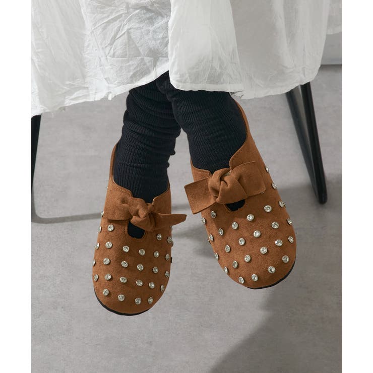 【SETUP7】リボンモチーフ スタッズサボサンダル KNF-TP | SETUP7【WOMEN】 | 詳細画像16 