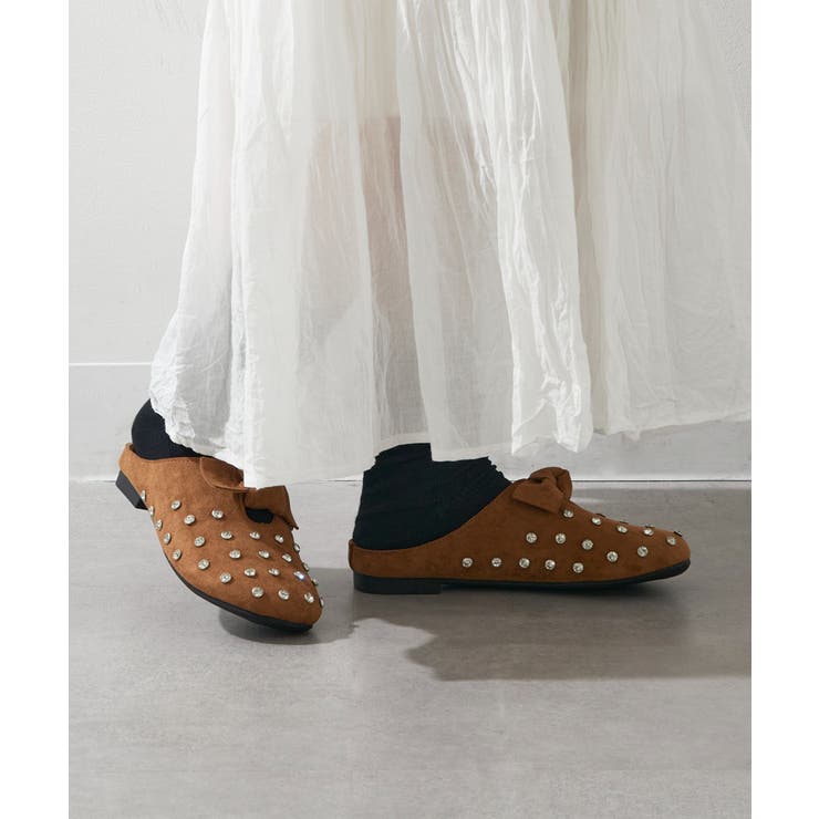 【SETUP7】リボンモチーフ スタッズサボサンダル KNF-TP | SETUP7【WOMEN】 | 詳細画像20 