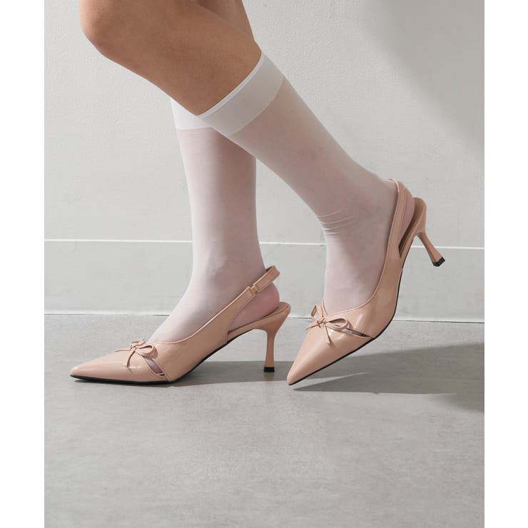 【SETUP7】エナメルリボン バックストラップパンプス KNF-TP | SETUP7【WOMEN】 | 詳細画像5 