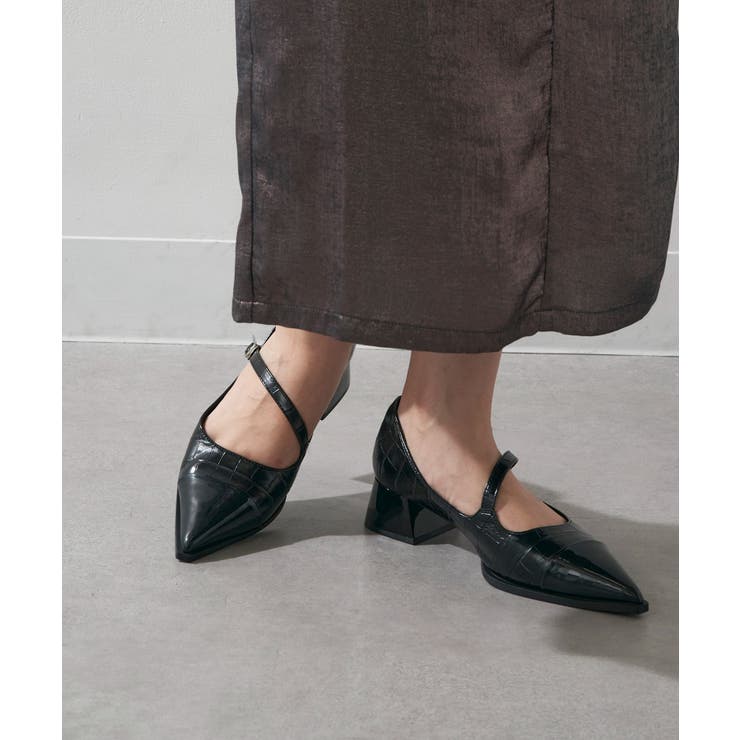 【SETUP7】キャップトゥクロコPUレザーパンプス KNF-TP | SETUP7【WOMEN】 | 詳細画像2 