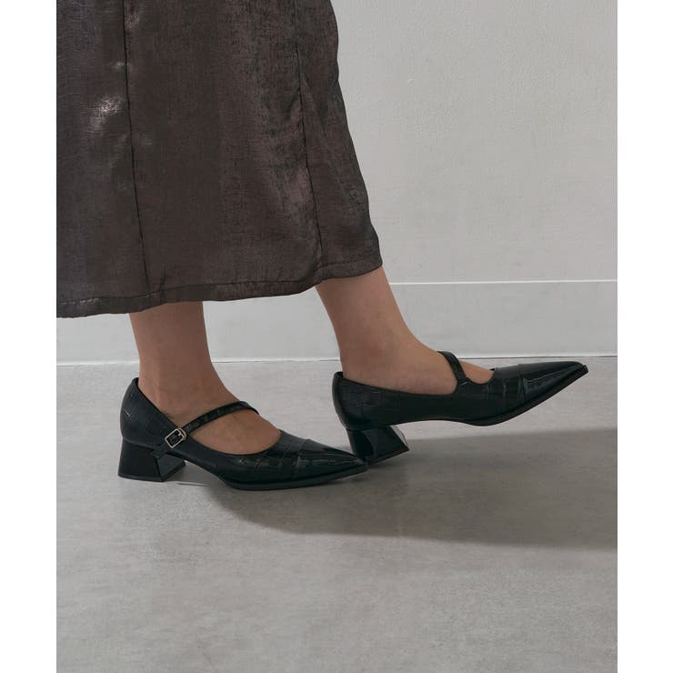 【SETUP7】キャップトゥクロコPUレザーパンプス KNF-TP | SETUP7【WOMEN】 | 詳細画像5 