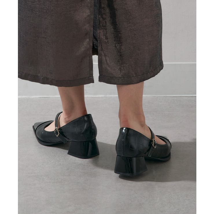 【SETUP7】キャップトゥクロコPUレザーパンプス KNF-TP | SETUP7【WOMEN】 | 詳細画像6 