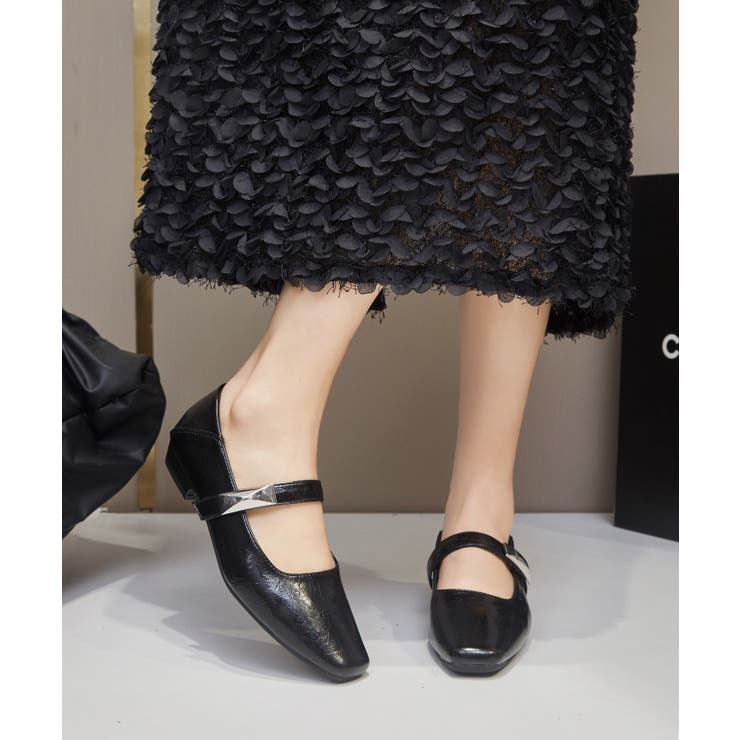 【SETUP7】スクエアトゥ スタッズベルトシューズ KNF-TP | SETUP7【WOMEN】 | 詳細画像17 