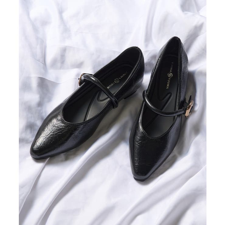 【SETUP7】メタルパーツストラップ Vカットフラットシューズ KNF-TP | SETUP7【WOMEN】 | 詳細画像11 