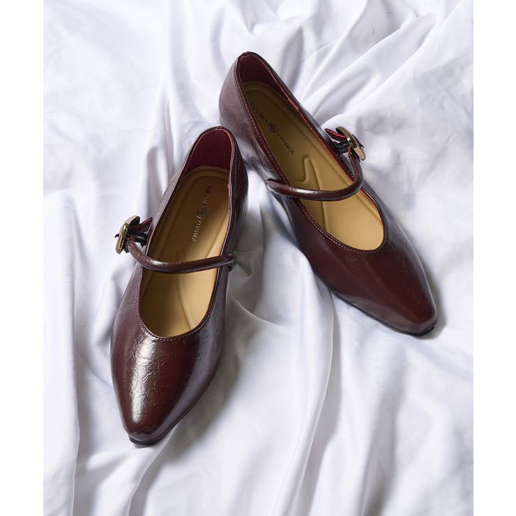 【SETUP7】メタルパーツストラップ Vカットフラットシューズ KNF-TP | SETUP7【WOMEN】 | 詳細画像16 