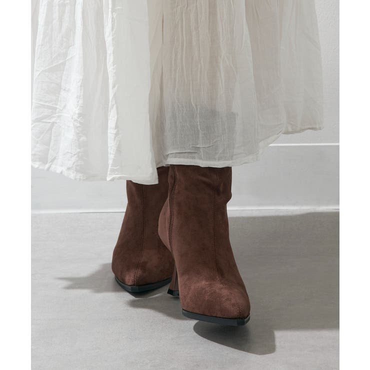 【SETUP7】フェイクスウェード ポインテッドトゥブーツ KNF-TP | SETUP7【WOMEN】 | 詳細画像4 