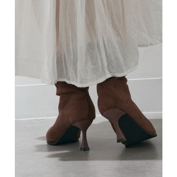 【SETUP7】フェイクスウェード ポインテッドトゥブーツ KNF-TP | SETUP7【WOMEN】 | 詳細画像7 