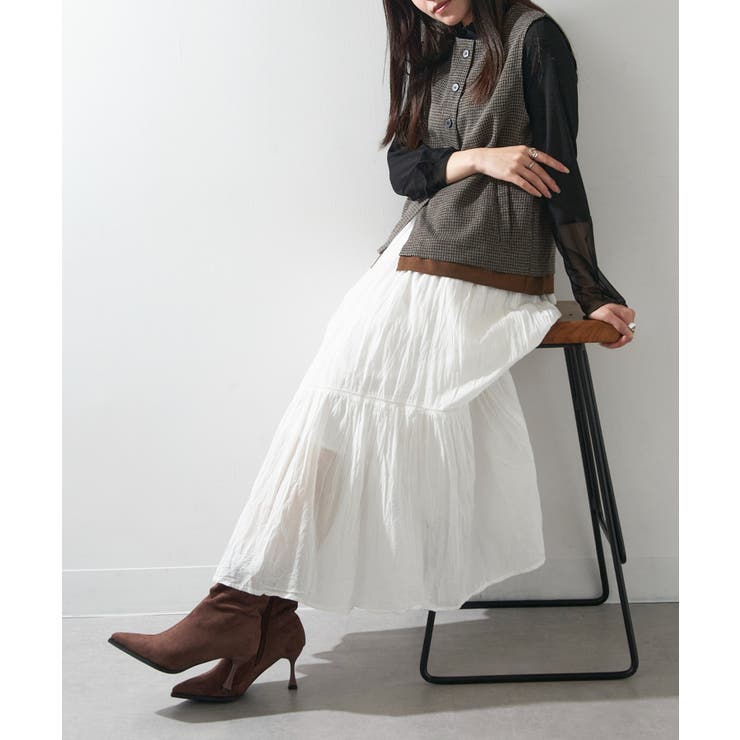 【SETUP7】フェイクスウェード ポインテッドトゥブーツ KNF-TP | SETUP7【WOMEN】 | 詳細画像9 