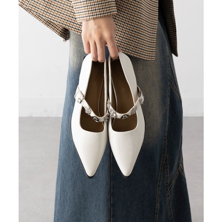 【SETUP7】ヴィンテージボタンモチーフストラップパンプス KNF-TP | SETUP7【WOMEN】 | 詳細画像11 