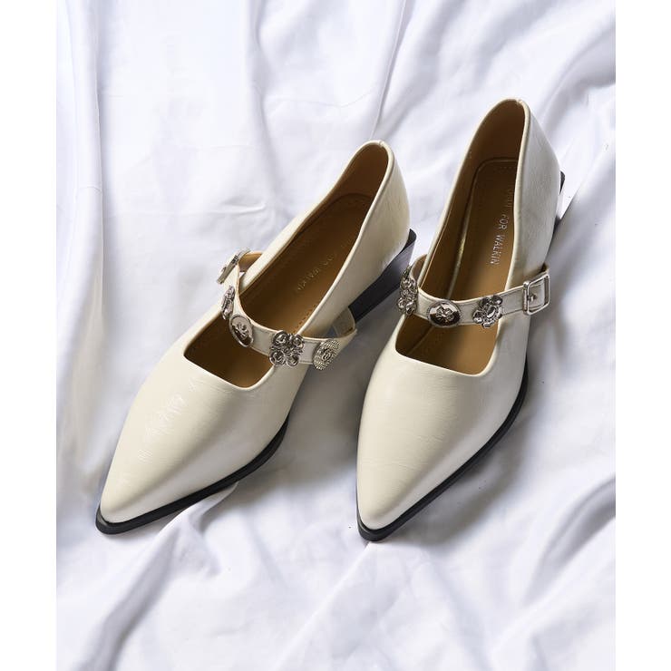 【SETUP7】ヴィンテージボタンモチーフストラップパンプス KNF-TP | SETUP7【WOMEN】 | 詳細画像14 