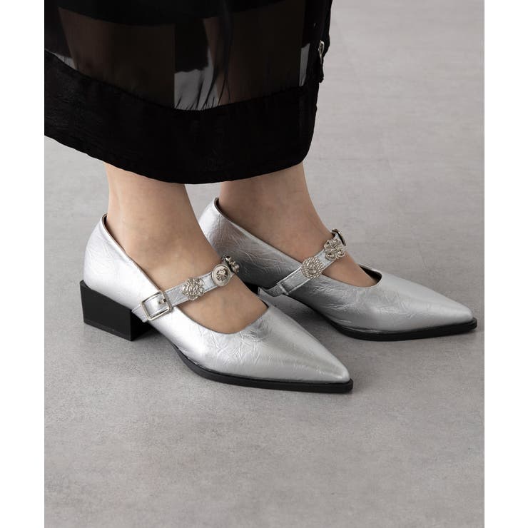 【SETUP7】ヴィンテージボタンモチーフストラップパンプス KNF-TP | SETUP7【WOMEN】 | 詳細画像16 