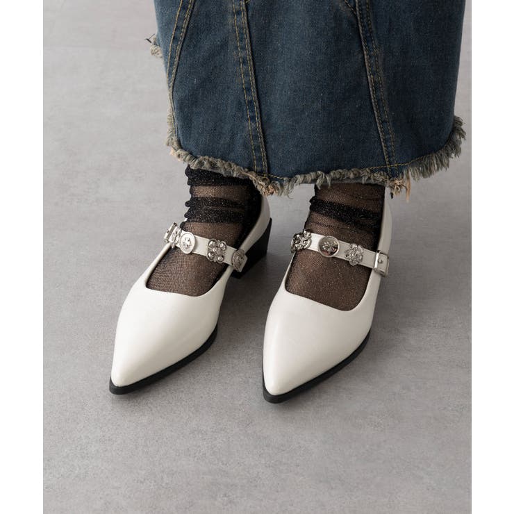 【SETUP7】ヴィンテージボタンモチーフストラップパンプス KNF-TP | SETUP7【WOMEN】 | 詳細画像8 