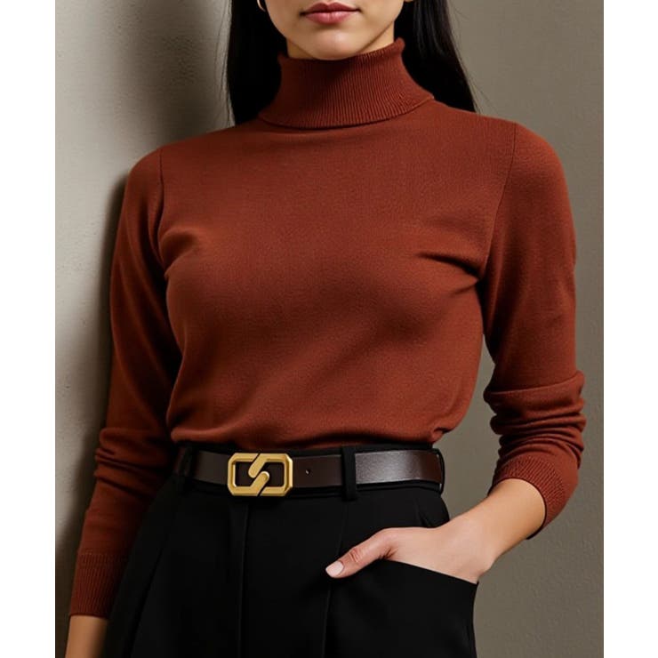 【SETUP7】ゴールドバックルレザーベルト KNF | SETUP7【WOMEN】 | 詳細画像7 