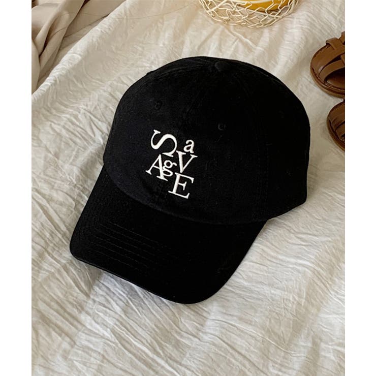 ブラック | 【SETUP7】ベースボールキャップ 刺繍 KNF | SETUP7【WOMEN】