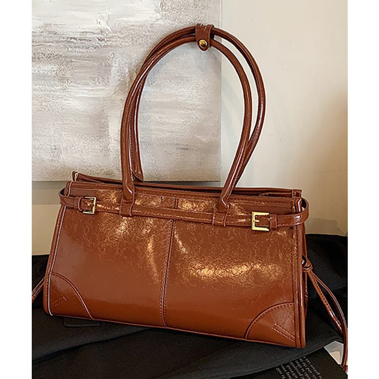 【SETUP7】PUレザー レトロデザインハンドバッグM KNF | SETUP7【WOMEN】 | 詳細画像5 