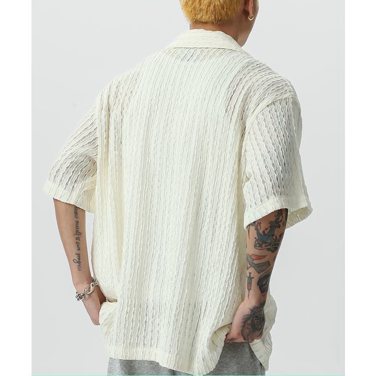 【SETUP7】ジャカード織りキューバシャツ ハーフスリーブ KNF | SETUP7【MEN】 | 詳細画像4 