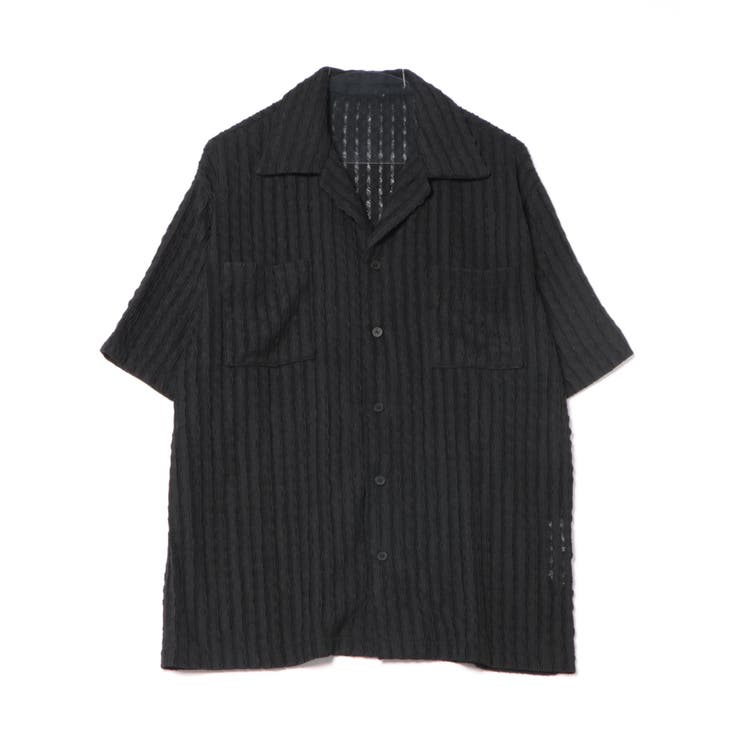 【SETUP7】ジャカード織りキューバシャツ ハーフスリーブ KNF | SETUP7【MEN】 | 詳細画像7 