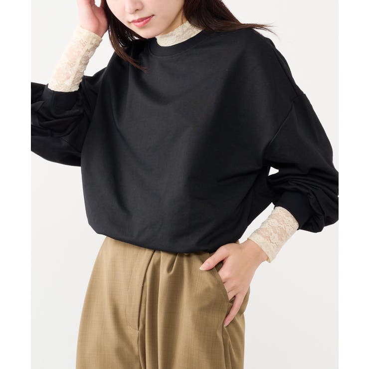 ブラック | 【SETUP7】スウェットシャツ KNF | SETUP7【WOMEN】