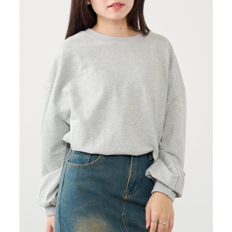 グレー | 【SETUP7】スウェットシャツ KNF | SETUP7【WOMEN】