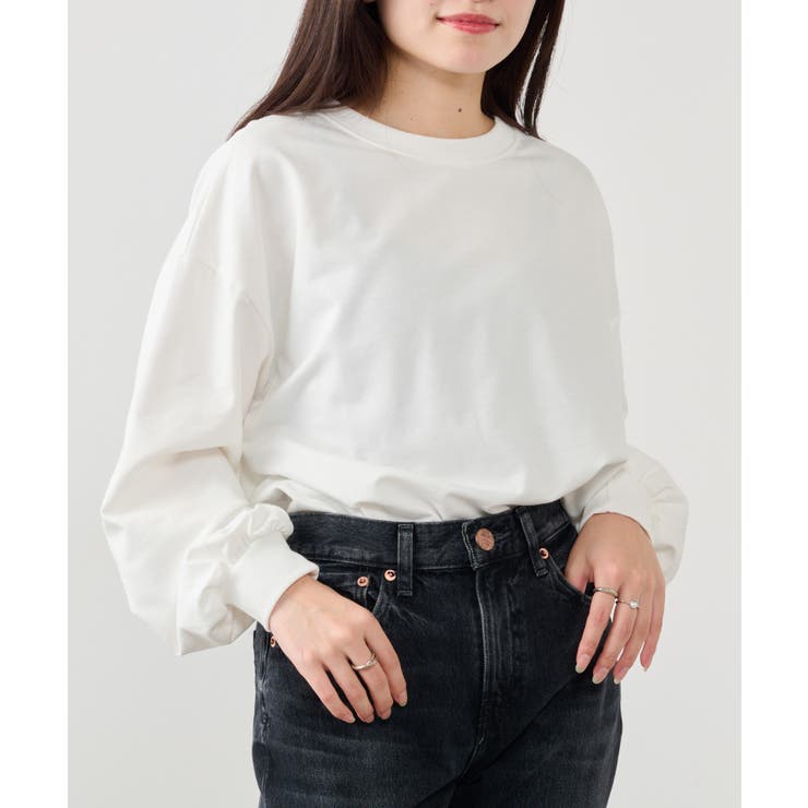 ホワイト | 【SETUP7】スウェットシャツ KNF | SETUP7【WOMEN】