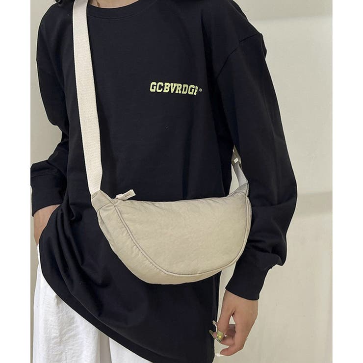 ホワイト | 【SETUP7】ハーフムーンメッセンジャーバッグ  KNF146 | SETUP7【WOMEN】