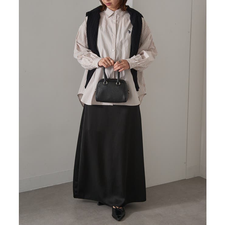 【U.S. POLO ASSN.】ロイヤルピンオックス袖バルーンシャツ | SETUP7【WOMEN】 | 詳細画像17 