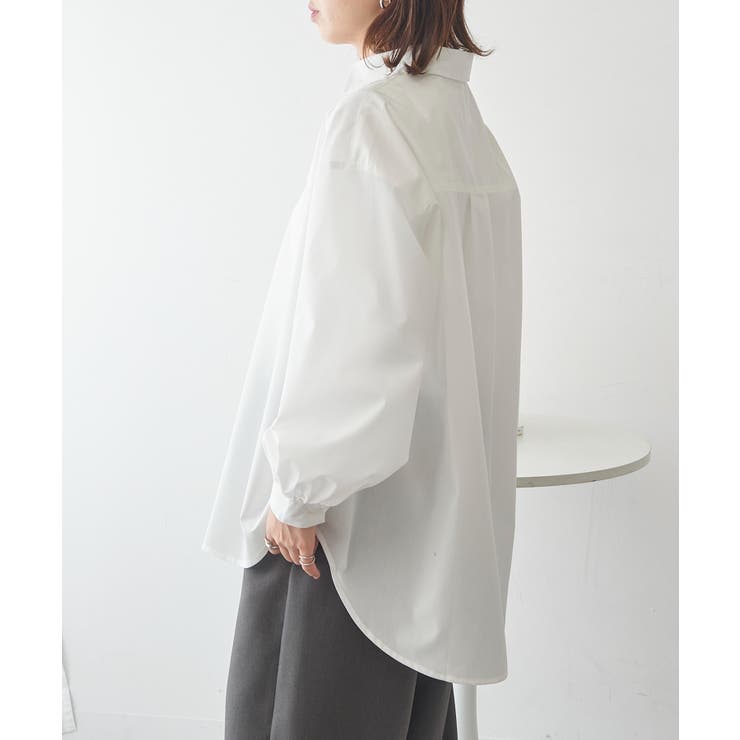 【U.S. POLO ASSN.】ロイヤルピンオックス袖バルーンシャツ | SETUP7【WOMEN】 | 詳細画像6 