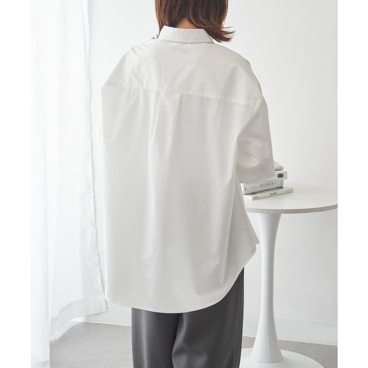【U.S. POLO ASSN.】ロイヤルピンオックス袖バルーンシャツ | SETUP7【WOMEN】 | 詳細画像7 
