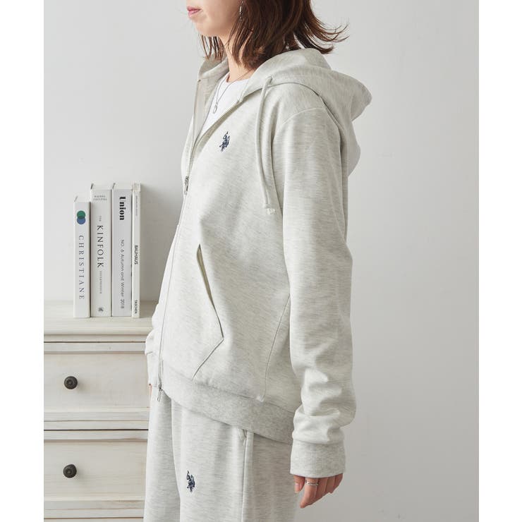 【U.S. POLO ASSN.】ワンポイントロゴ ダブルジップパーカー | SETUP7【WOMEN】 | 詳細画像20 
