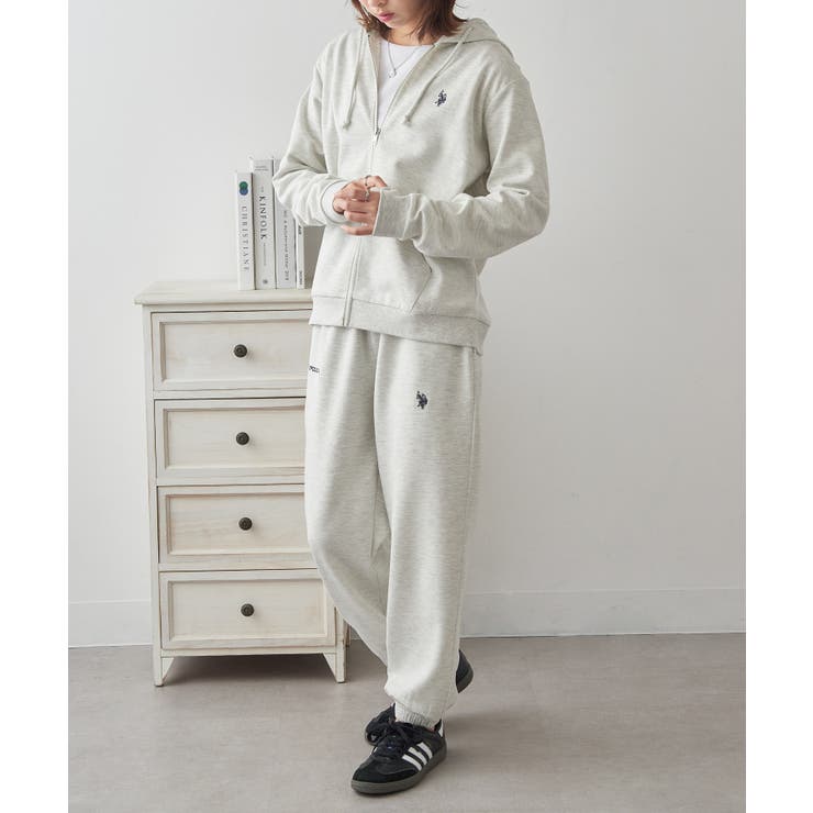 【U.S. POLO ASSN.】ワンポイントロゴ ダブルジップパーカー | SETUP7【WOMEN】 | 詳細画像22 