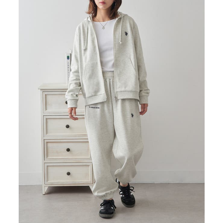 【U.S. POLO ASSN.】ワンポイントロゴ ダブルジップパーカー | SETUP7【WOMEN】 | 詳細画像23 