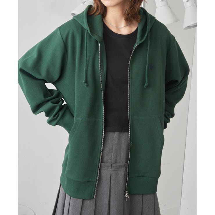【U.S. POLO ASSN.】ワンポイントロゴ ダブルジップパーカー | SETUP7【WOMEN】 | 詳細画像35 