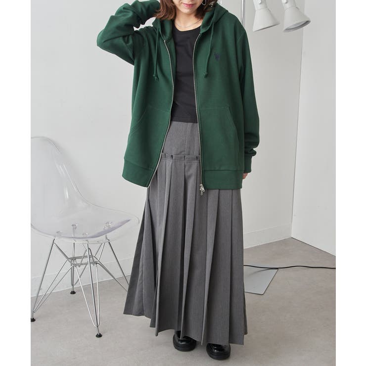 【U.S. POLO ASSN.】ワンポイントロゴ ダブルジップパーカー | SETUP7【WOMEN】 | 詳細画像37 