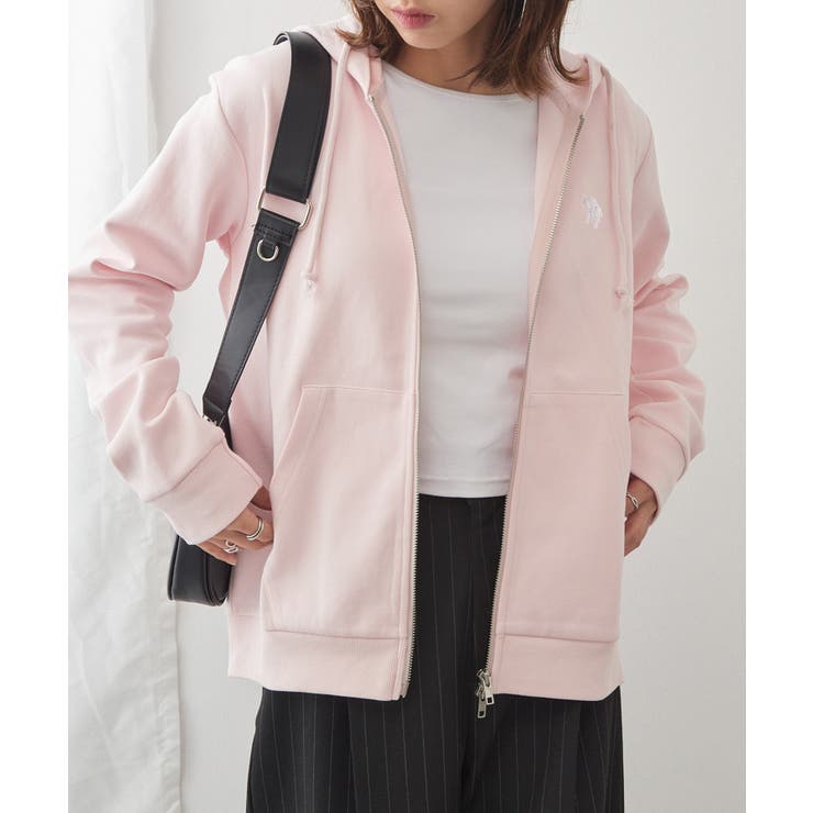 【U.S. POLO ASSN.】ワンポイントロゴ ダブルジップパーカー | SETUP7【WOMEN】 | 詳細画像46 