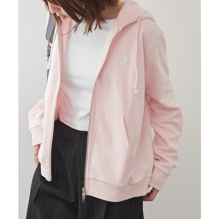 【U.S. POLO ASSN.】ワンポイントロゴ ダブルジップパーカー | SETUP7【WOMEN】 | 詳細画像47 