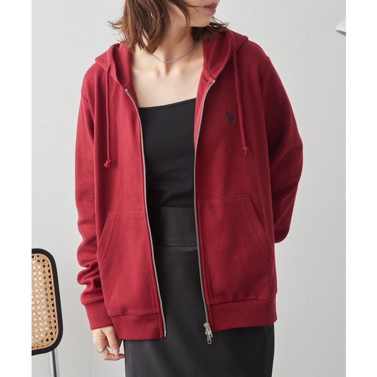 【U.S. POLO ASSN.】ワンポイントロゴ ダブルジップパーカー | SETUP7【WOMEN】 | 詳細画像52 