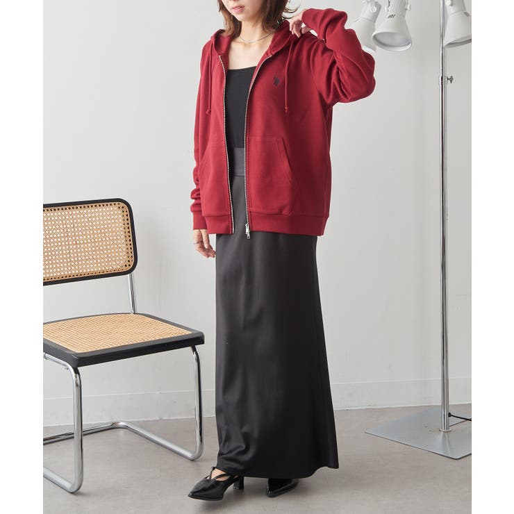 【U.S. POLO ASSN.】ワンポイントロゴ ダブルジップパーカー | SETUP7【WOMEN】 | 詳細画像56 