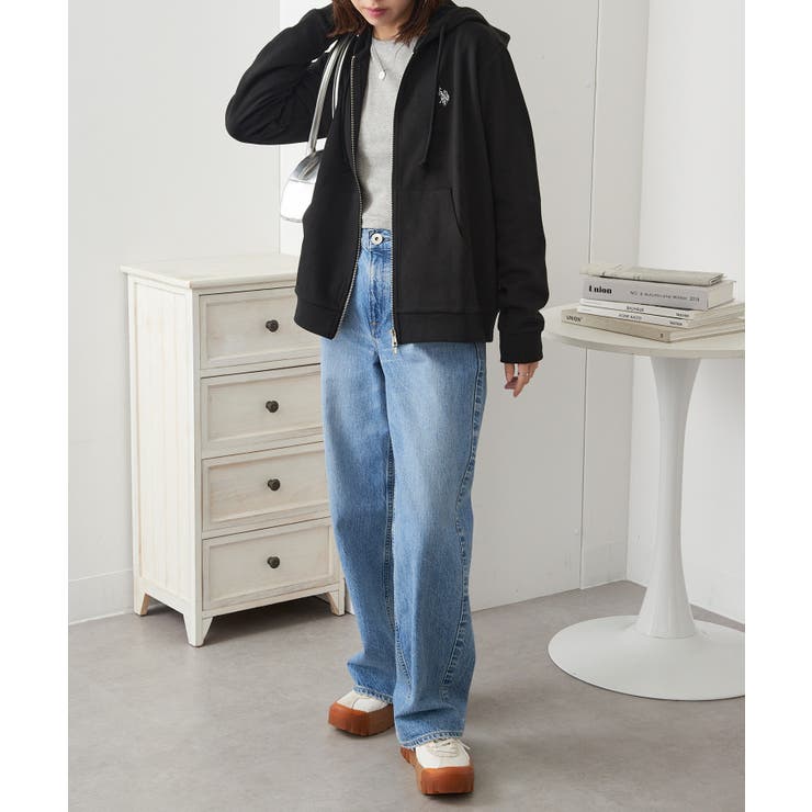 【U.S. POLO ASSN.】ワンポイントロゴ ダブルジップパーカー | SETUP7【WOMEN】 | 詳細画像62 