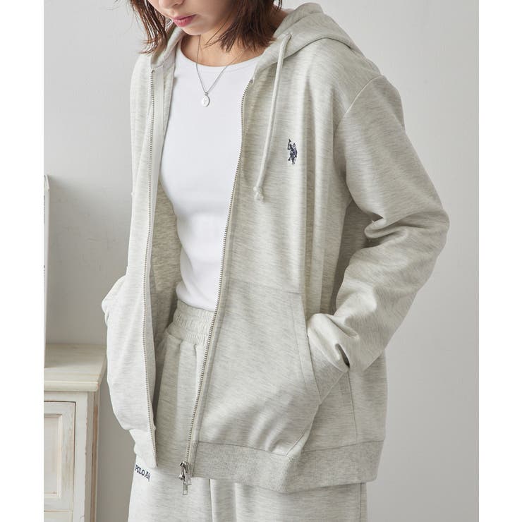 【U.S. POLO ASSN.】ワンポイントロゴ ダブルジップパーカー | SETUP7【WOMEN】 | 詳細画像66 
