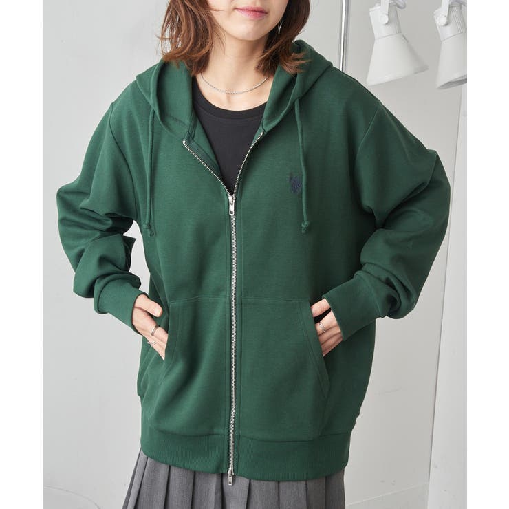 【U.S. POLO ASSN.】ワンポイントロゴ ダブルジップパーカー | SETUP7【WOMEN】 | 詳細画像80 