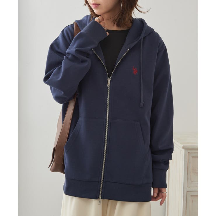 【U.S. POLO ASSN.】ワンポイントロゴ ダブルジップパーカー | SETUP7【WOMEN】 | 詳細画像90 