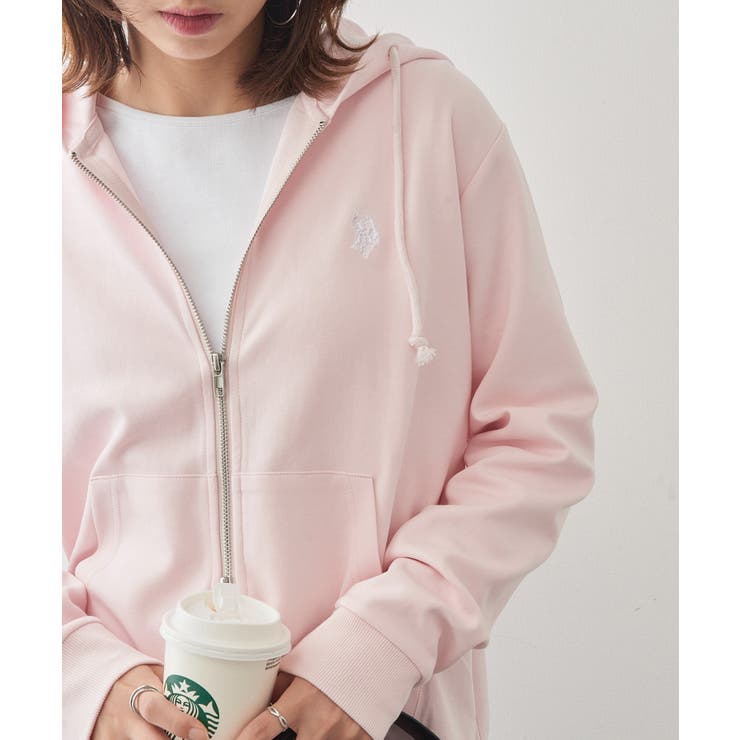 【U.S. POLO ASSN.】ワンポイントロゴ ダブルジップパーカー | SETUP7【WOMEN】 | 詳細画像94 