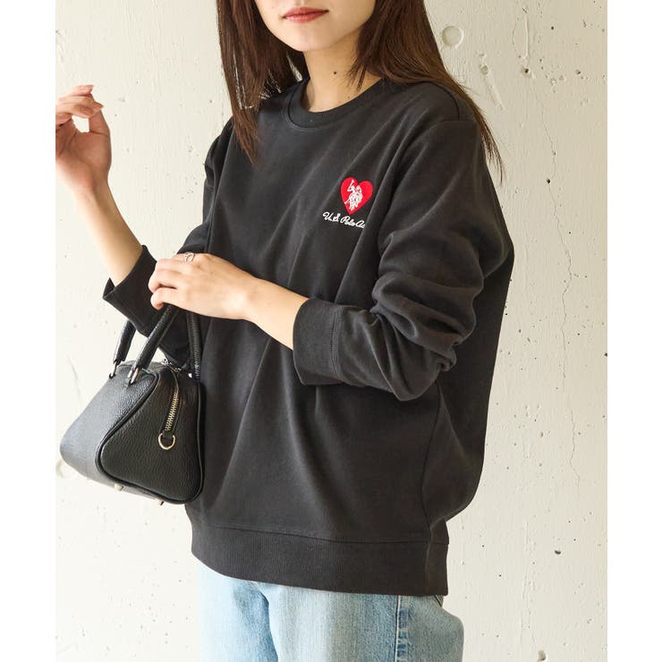 【U.S. POLO ASSN.】ハート刺繍クルーネックスウェット | SETUP7【WOMEN】 | 詳細画像14 
