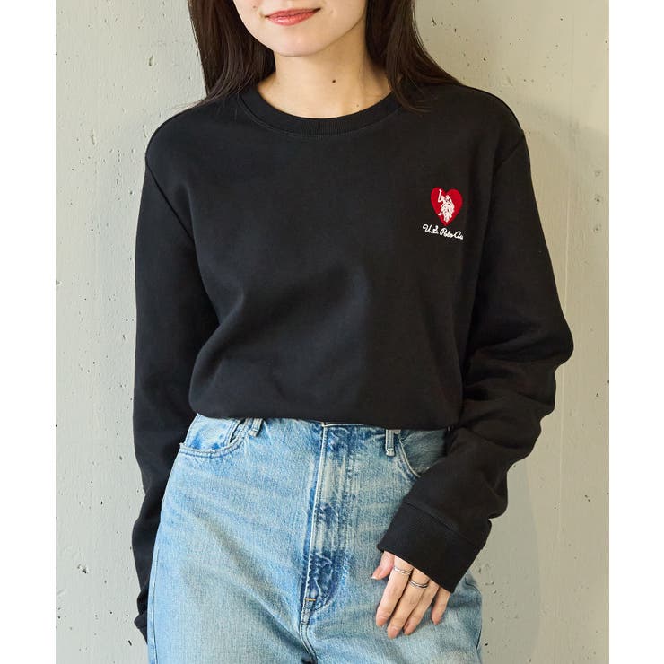 【U.S. POLO ASSN.】ハート刺繍クルーネックスウェット | SETUP7【WOMEN】 | 詳細画像16 