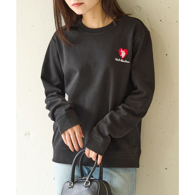 【U.S. POLO ASSN.】ハート刺繍クルーネックスウェット | SETUP7【WOMEN】 | 詳細画像18 