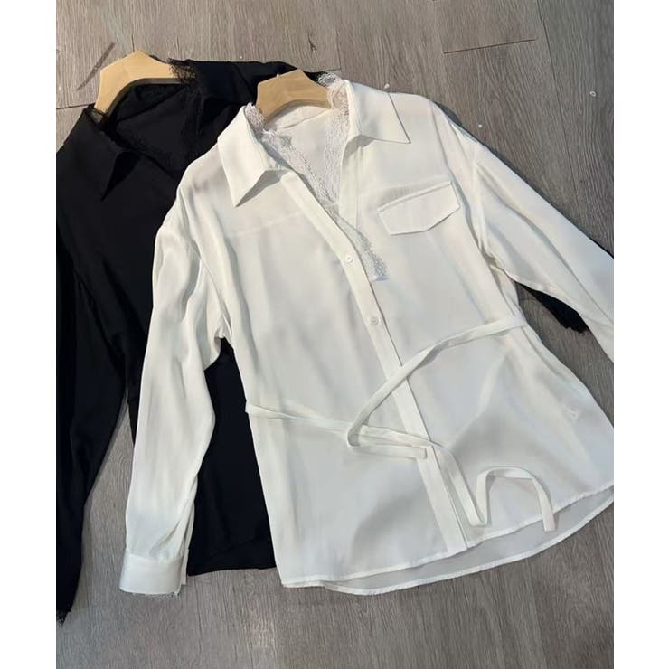 【SETUP7】ルーズデザイン レースシャツ KNF | SETUP7【WOMEN】 | 詳細画像11 